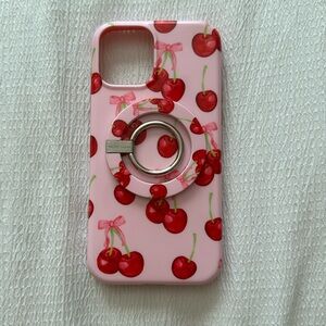 Velvet Caviar “Sweet Cherry” iPhone 12 Pro case and grip ring